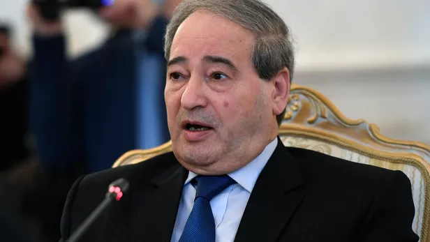 Faisal Mekdad, ministre des Affaires étrangères syrien. Alexander NEMENOV / POOL / AFP