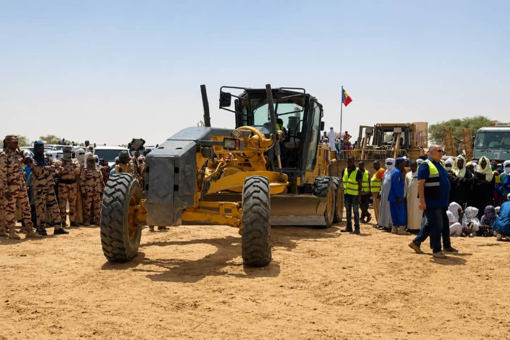 lancement du bitumage de l’axe Ngouri–Mondo–Mao