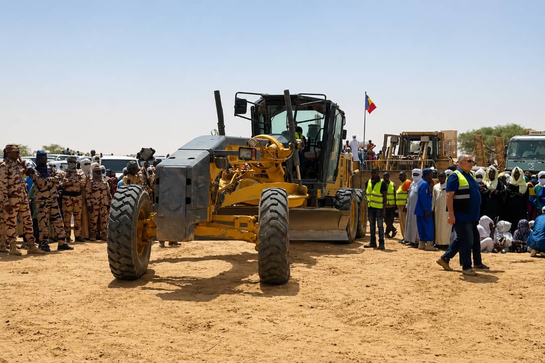 lancement du bitumage de l’axe Ngouri–Mondo–Mao