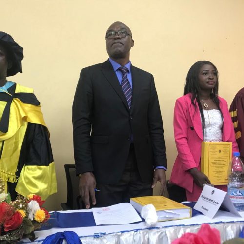 Soutenance de Thèse de Doctorat: Solmem Marina Ndormadinga soutien une Thèse de Doctorat en Philosophie, une première du genre pour une étudiante et femme tchadienne.