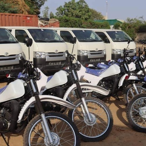 Tchad/Le Japon  offre des nouveaux équipements et de moyens roulants à la Police Nationale.