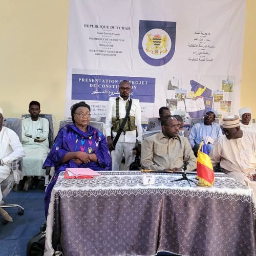 Tchad : Vulgarisation du projet de constitution, le SGG est dans le SALAMAT