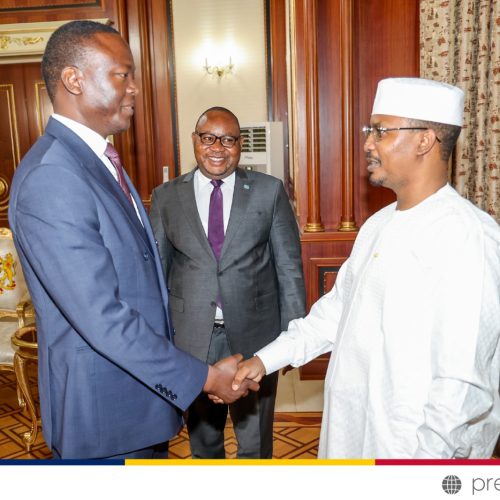 Politique/Dr Masra Succès reçu en audience par le président de transition Gal Mahamat Idriss Deby Itno .