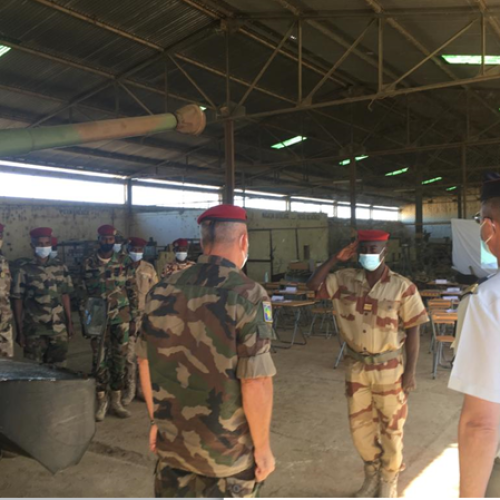 Tchad/France : Le Général Jean-Pierre Perrin, commandant les Éléments Français au Gabon (EFG) est au Tchad