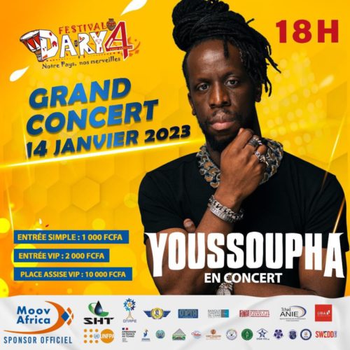 Festival Dary: Youssoupha sera sur scène ce samedi 14 janvier