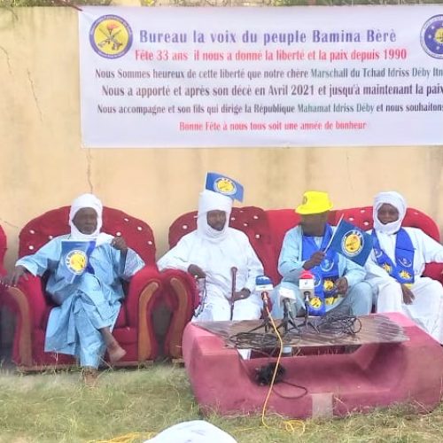 Tchad/ Le  bureau la voix du peuple Bamina Béré célèbre les trente années de liberté et de paix apportées par le Mouvement Patriotique du Salut