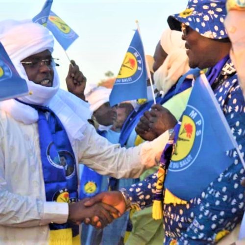 Tchad/ Le SG 3ème adjoint, chargé des finances et matériels du MPS,  Ahmat Teïro Issa partage les valeurs de la paix et de la cohésion avec la population de Goz-beîda