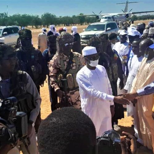 Tchad/Le président de la transition est arrivé à Mongo