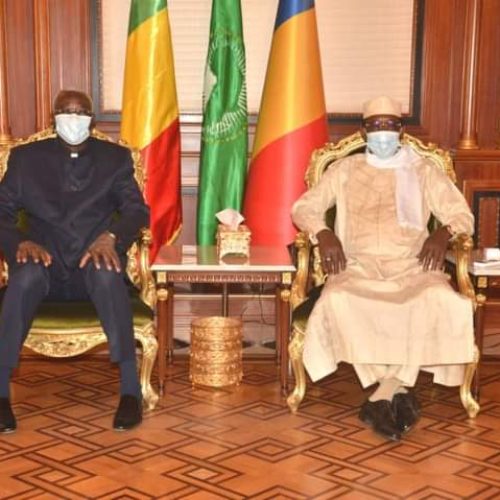 Tchad/Mali: le président de la transition du Mali à Ndjamena