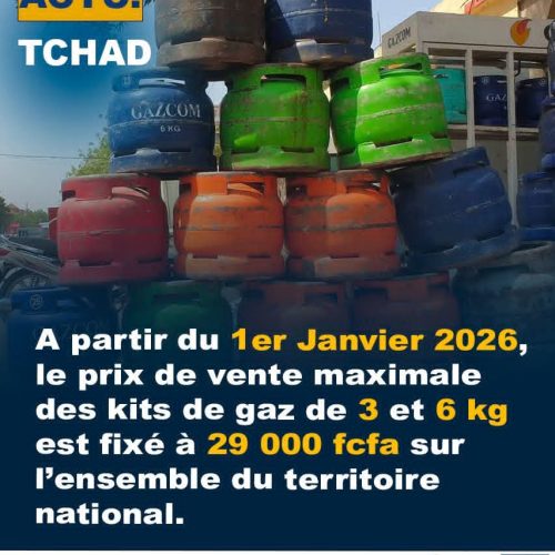 Gaz Butane au Tchad : Ce qui change vraiment au 1er Janvier 2026