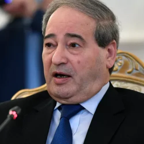 Faisal Mekdad, ministre des Affaires étrangères syrien. Alexander NEMENOV / POOL / AFP