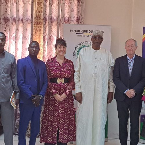 N’djamena/ Le Maire Ali Haroun échange avec les partenaires