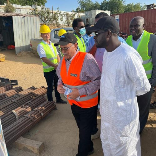 Construction du deuxième pont à double voie :Le Ministre des infrastructures et du désenclavement, Dr Idriss Saleh Bachar s’insurge par  rapport à la lenteur dans l’exécution de l’ouvrage