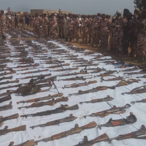 1309 armes saisies en deux mois