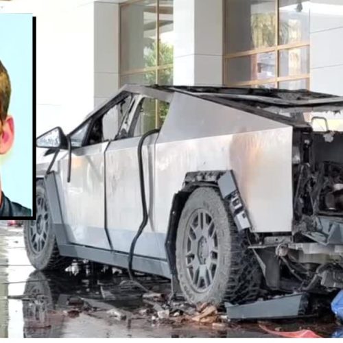 Explosion d’un Cybertruck Tesla à Las Vegas : le suspect est Matthew Livelsberger .